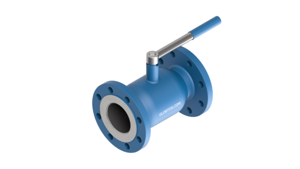 Zawór kulowy GLOBTOS kołnierzowy DN100 PN25 z rączką | W magazynie