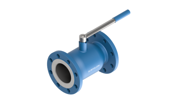 Zawór kulowy GLOBTOS kołnierzowy DN125 PN25 z rączką | W magazynie