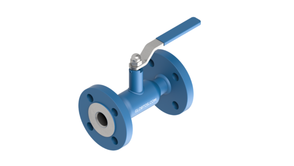 Zawór kulowy GLOBTOS kołnierzowy DN20 PN40 z rączką | W magazynie
