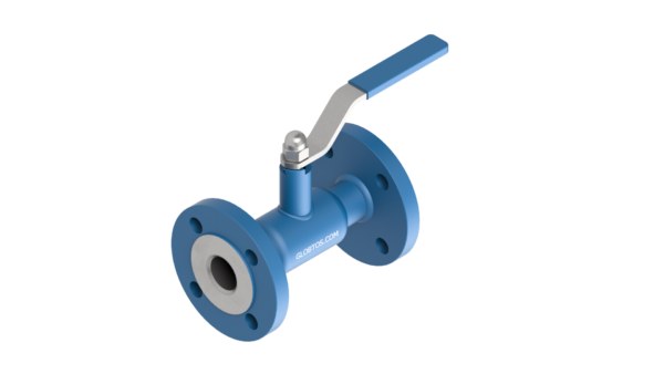 GLOBTOS welded ball valve DN25 PN40 with handle | In stock