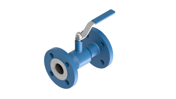 Zawór kulowy GLOBTOS kołnierzowy DN32 PN40 z rączką | W magazynie