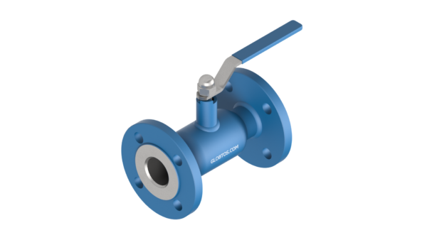 Zawór kulowy GLOBTOS kołnierzowy DN40 PN40 z rączką | W magazynie