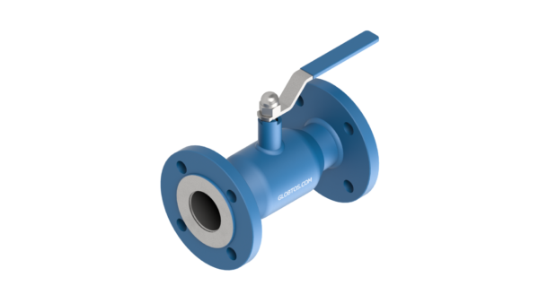 Zawór kulowy GLOBTOS kołnierzowy DN50 PN40 z rączką | W magazynie