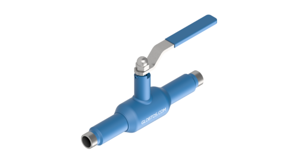 Zawór kulowy GLOBTOS spawany pełny przelot DN15 PN40 z rączką | W magazynie