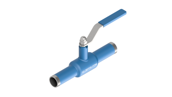 Zawór kulowy GLOBTOS spawany DN25 PN40 z rączką | W magazynie