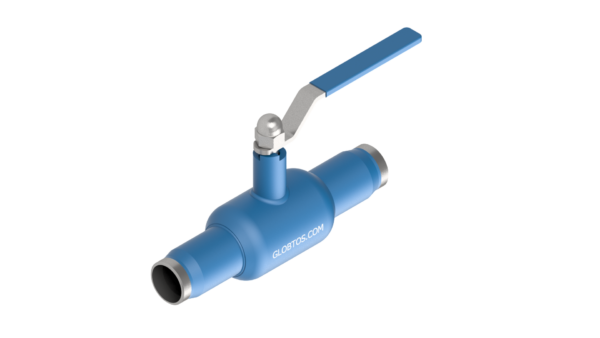 Zawór kulowy GLOBTOS spawany pełny przelot DN32 PN40 z rączką | W magazynie