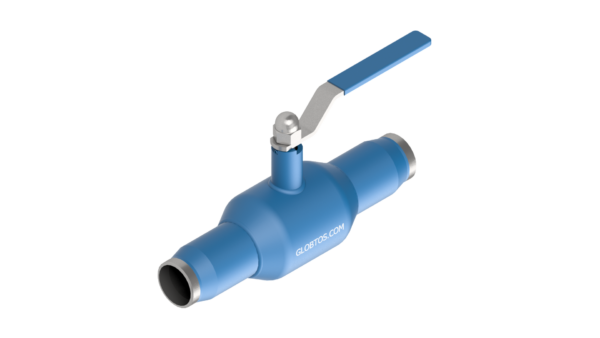 Zawór kulowy GLOBTOS spawany pełny przelot DN40 PN40 z rączką | W magazynie