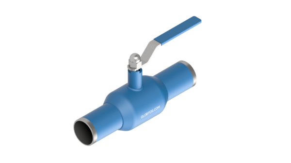 Zawór kulowy GLOBTOS spawany DN50 PN40 z rączką | W magazynie