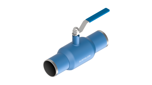 Zawór kulowy GLOBTOS spawany DN65 PN25 z rączką | W magazynie