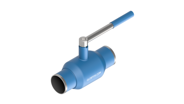 Zawór kulowy GLOBTOS spawany DN80 PN25 z rączką | W magazynie