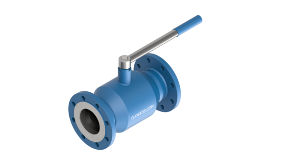 Zawór kulowy GLOBTOS kołnierzowy pełny przelot DN100 PN16 z rączką | W magazynie