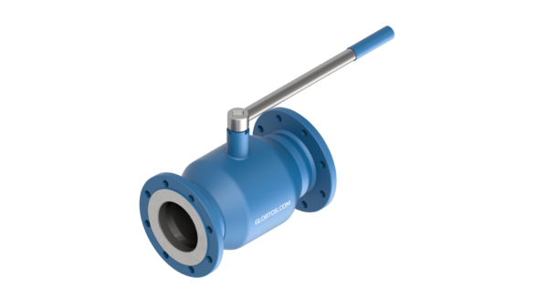 Zawór kulowy GLOBTOS kołnierzowy pełny przelot DN125 PN16 z rączką | W magazynie