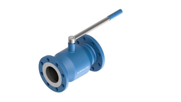 Zawór kulowy GLOBTOS kołnierzowy pełny przelot DN125 PN25 z rączką | W magazynie