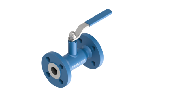 GLOBTOS welded ball valve DN400 PN25 with handle | On order