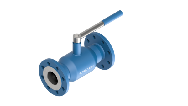 Zawór kulowy GLOBTOS kołnierzowy pełny przelot DN65 PN16 z rączką | W magazynie